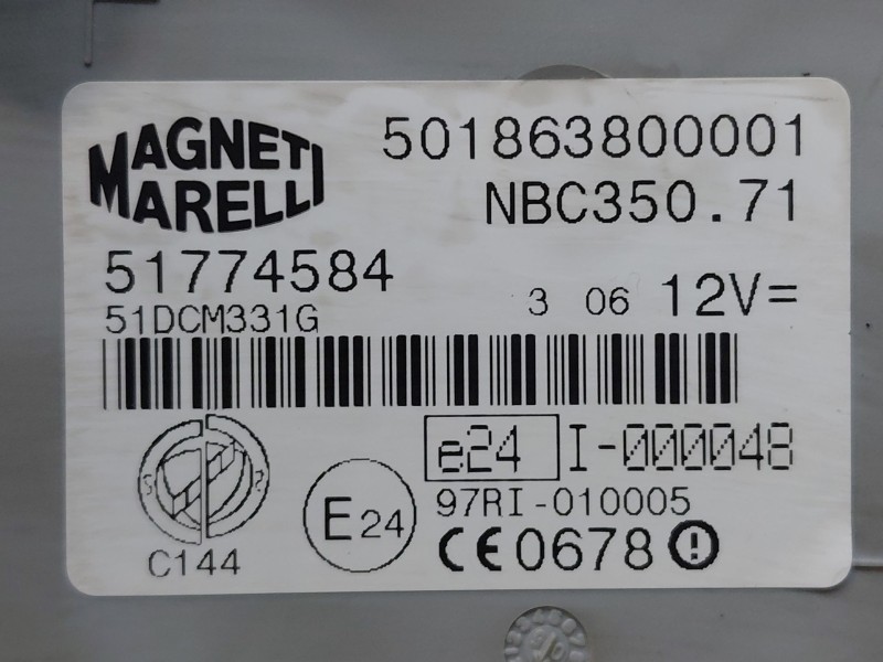 Recambio de modulo confort para lancia musa (350_) 1.9 d multijet (350.axc1a) referencia OEM IAM   