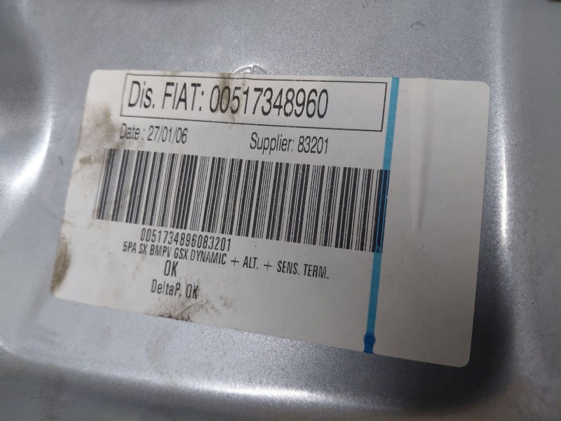 Recambio de elevalunas delantero izquierdo para lancia musa (350_) 1.9 d multijet (350.axc1a) referencia OEM IAM   