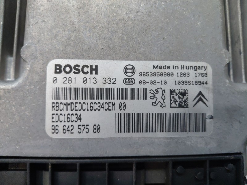 Recambio de centralita motor uce para peugeot 308 i (4a_, 4c_) 1.6 hdi referencia OEM IAM   