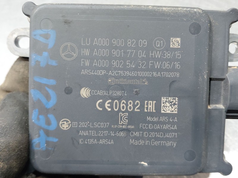 Recambio de sensor radar ( distronic ) para mercedes-benz clase e (w213) elegance referencia OEM IAM A0009008209  