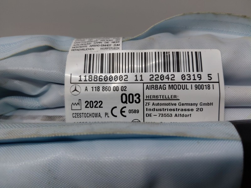 Recambio de airbag cortina delantero izquierdo para mercedes-benz clase cla (w118) sedan referencia OEM IAM   