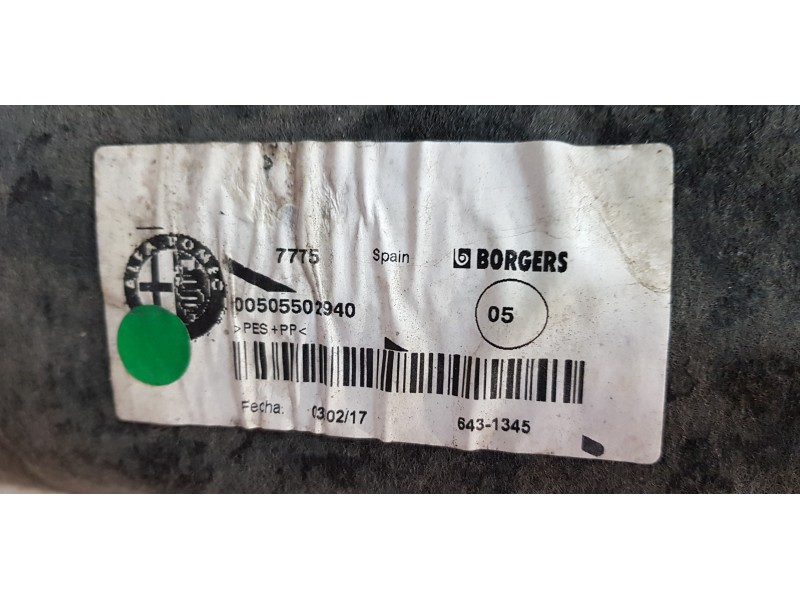 Recambio de paso rueda para alfa romeo stelvio (630) super q4 referencia OEM IAM 00505502940  