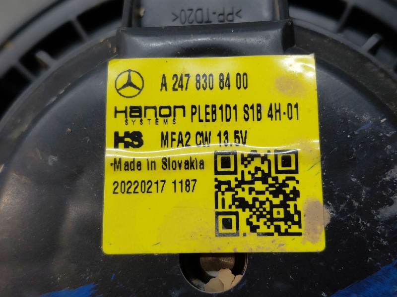 Recambio de motor calefaccion para mercedes-benz clase cla (w118) sedan referencia OEM IAM   