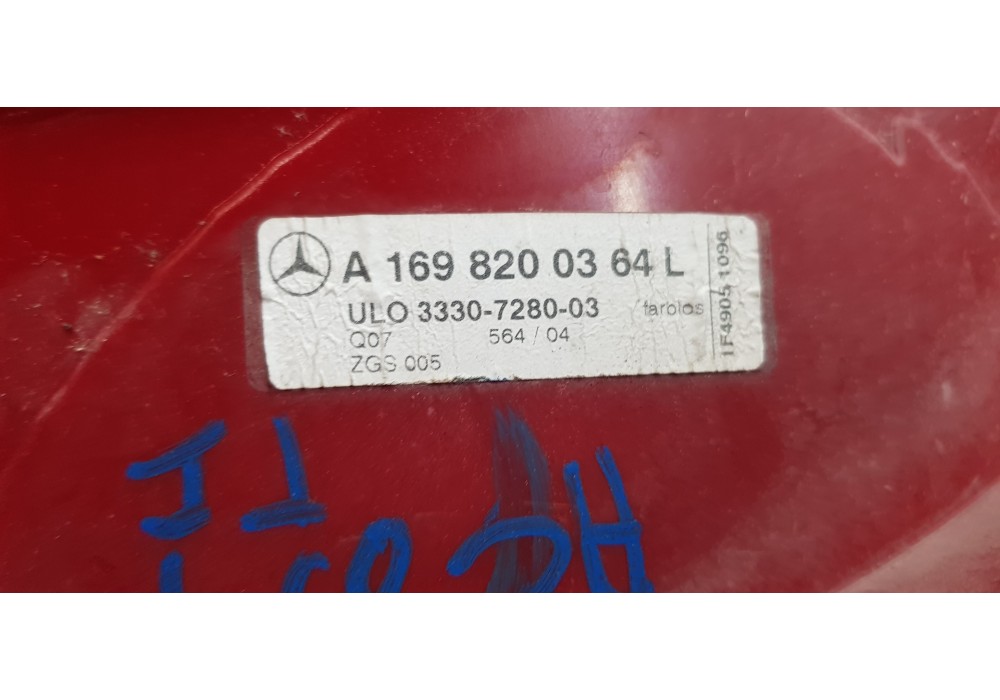 Recambio de piloto trasero izquierdo para mercedes clase a (w169) a 150 (169.031) referencia OEM IAM A1698200364  