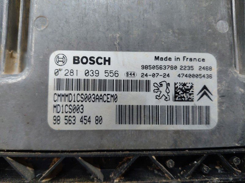 Recambio de centralita motor uce para peugeot rifter active pack referencia OEM IAM   