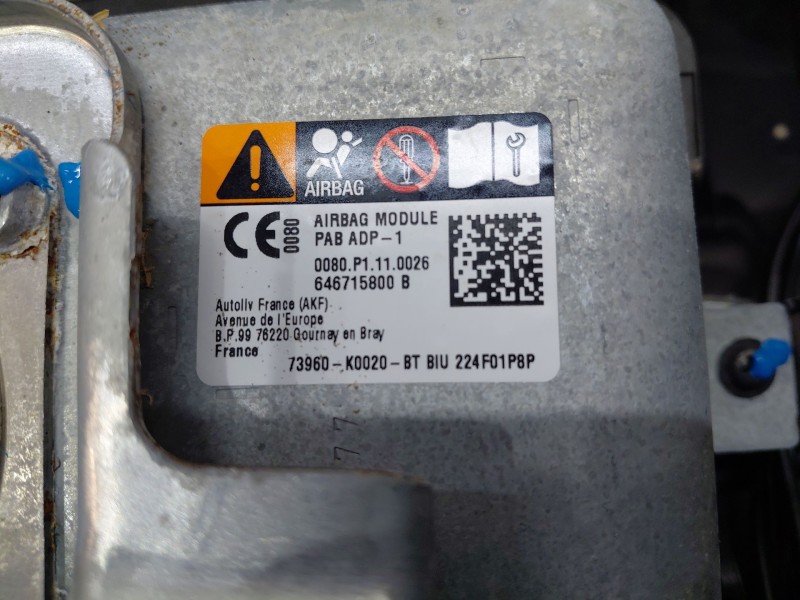 Recambio de kit airbag para toyota yaris cross mpx style referencia OEM IAM   