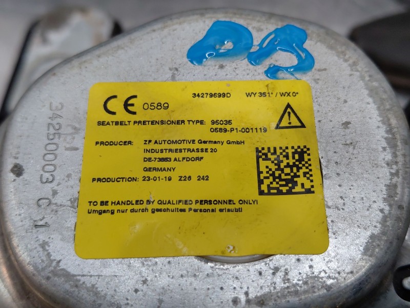 Recambio de kit airbag para cupra formentor suv referencia OEM IAM   