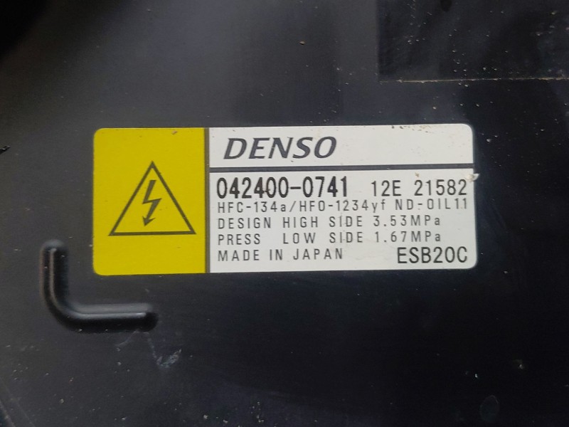 Recambio de compresor aire acondicionado para toyota yaris cross mpx style referencia OEM IAM   