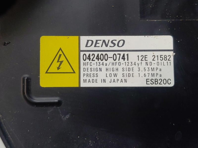 Recambio de compresor aire acondicionado para toyota yaris cross mpx style referencia OEM IAM   