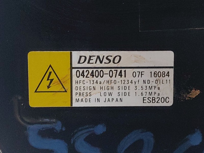 Recambio de compresor aire acondicionado para toyota yaris cross mpx style referencia OEM IAM   