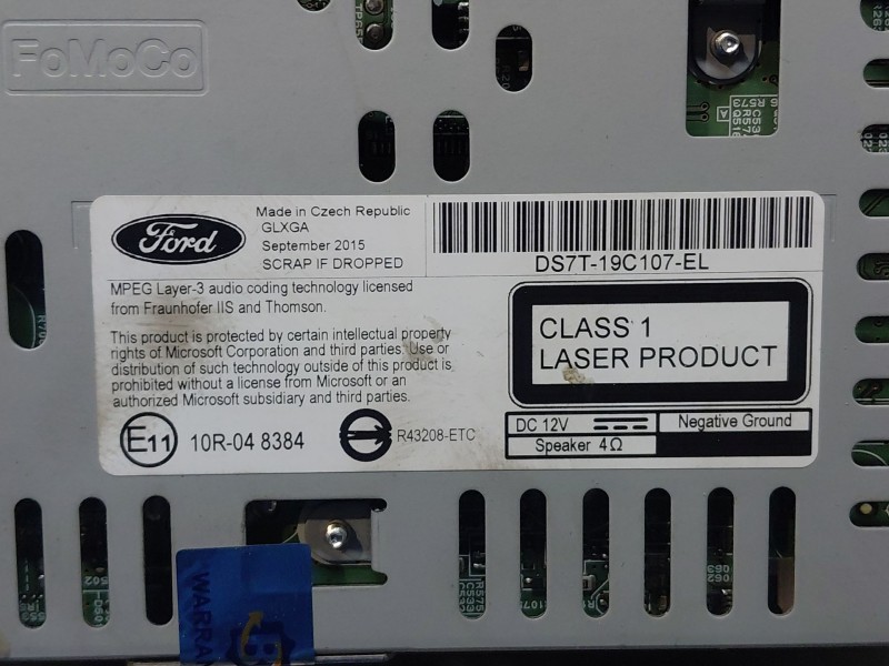 Recambio de sistema audio / radio cd para ford mondeo turn. titanium referencia OEM IAM   
