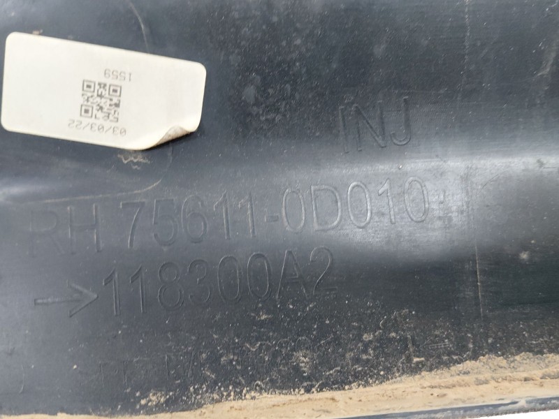 Recambio de aletin delantero derecho para toyota yaris cross mpx style referencia OEM IAM   