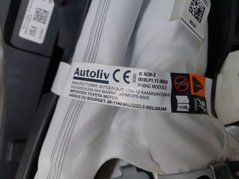 Recambio de airbag cortina delantero derecho para toyota yaris cross mpx style referencia OEM IAM   