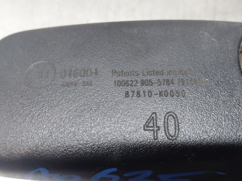 Recambio de espejo interior para toyota yaris cross mpx style referencia OEM IAM 87810K0050  