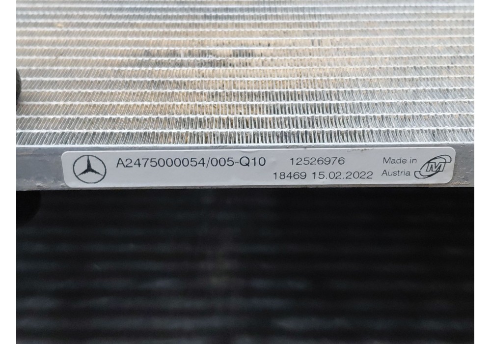Recambio de condensador / radiador aire acondicionado para mercedes-benz clase cla (w118) sedan referencia OEM IAM A2475000054  