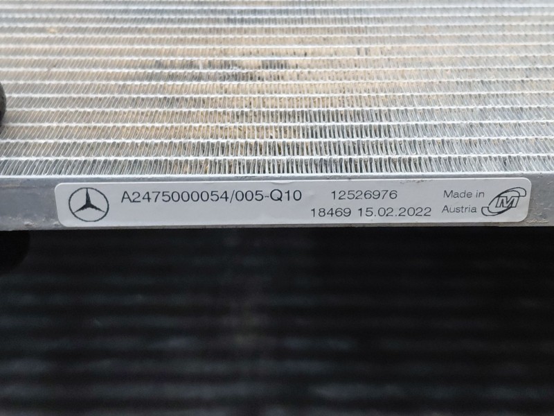 Recambio de condensador / radiador aire acondicionado para mercedes-benz clase cla (w118) sedan referencia OEM IAM A2475000054  