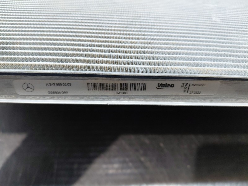Recambio de radiador agua para mercedes-benz clase cla (w118) sedan referencia OEM IAM A2475000203  