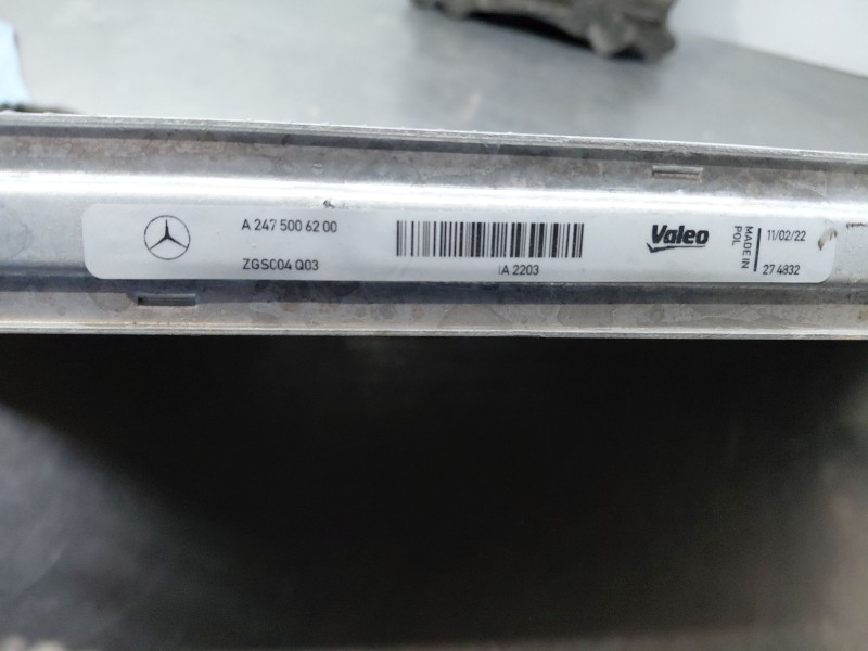 Recambio de intercooler para mercedes-benz clase cla (w118) sedan referencia OEM IAM A2475006200  