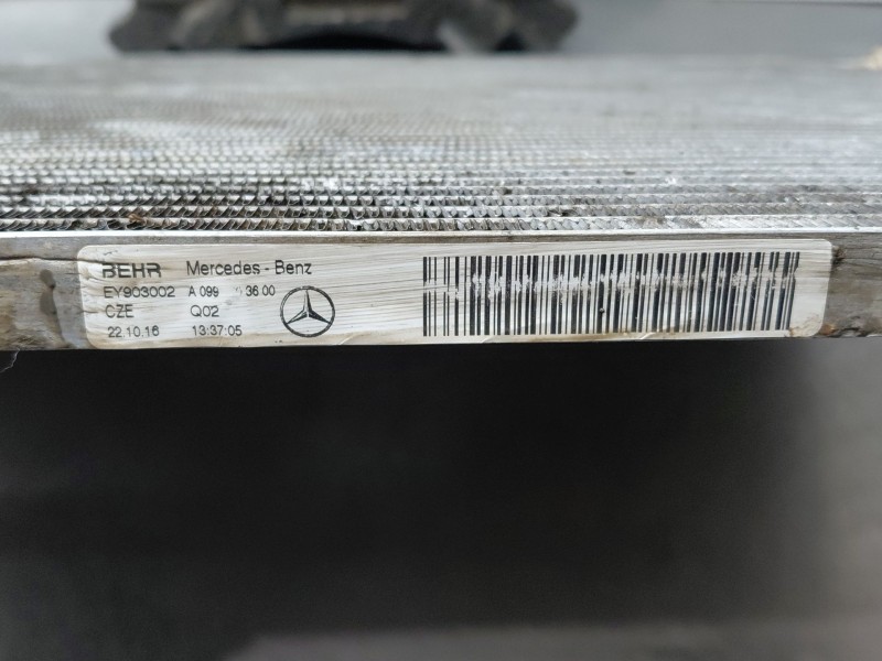 Recambio de radiador agua para mercedes-benz clase e (w213) elegance referencia OEM IAM A0995003600  