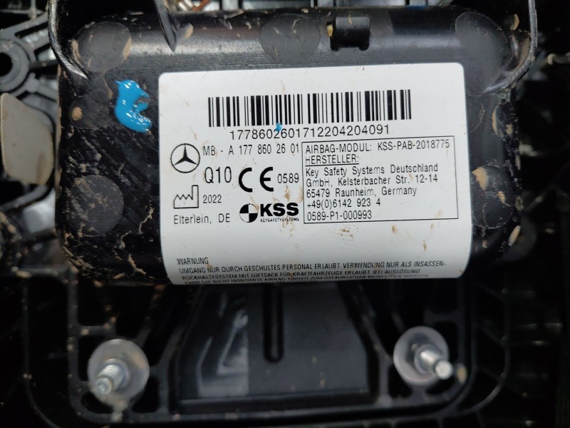 Recambio de kit airbag para mercedes-benz clase cla (w118) sedan referencia OEM IAM A1776806302 A0008606601, 
