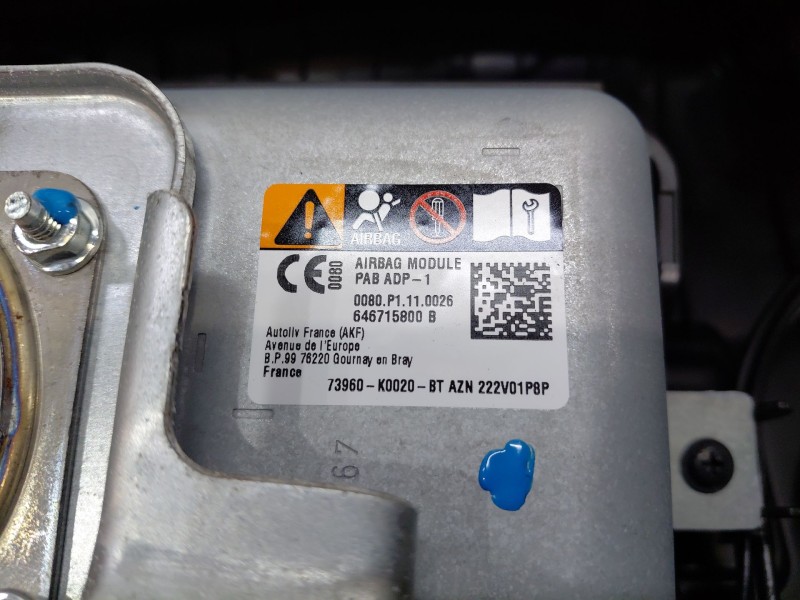 Recambio de kit airbag para toyota yaris cross mpx style referencia OEM IAM   
