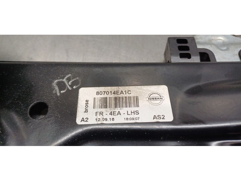 Recambio de elevalunas delantero izquierdo para nissan qashqai (j11) visia referencia OEM IAM 807014EA1C   Recambio de elevalunas delantero izquierdo para nissan qashqai (j11) visia referencia OEM IAM 807014EA1C