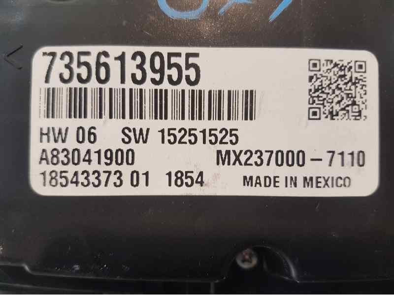 Recambio de mando climatizador para fiat 500 l (330) lounge referencia OEM IAM 735613955   Recambio de mando climatizador para fiat 500 l (330) lounge referencia OEM IAM 735613955