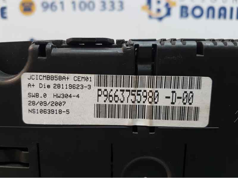 Recambio de cuadro instrumentos para citroen c4 picasso premier referencia OEM IAM 9663755980  