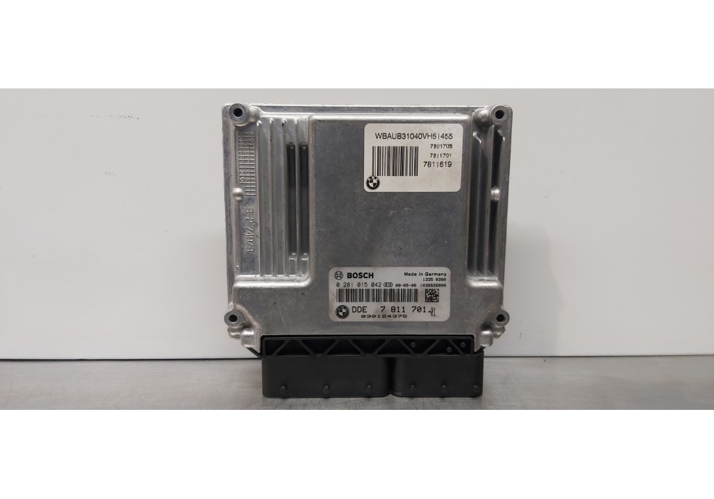 Recambio de centralita motor uce para bmw serie 1 berlina (e81/e87) 118d referencia OEM IAM 7811701 0281015042 