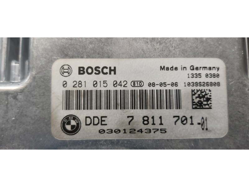 Recambio de centralita motor uce para bmw serie 1 berlina (e81/e87) 118d referencia OEM IAM 7811701 0281015042 