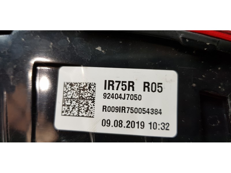 Recambio de piloto trasero derecho interior para kia ceed business referencia OEM IAM 92404J7050  