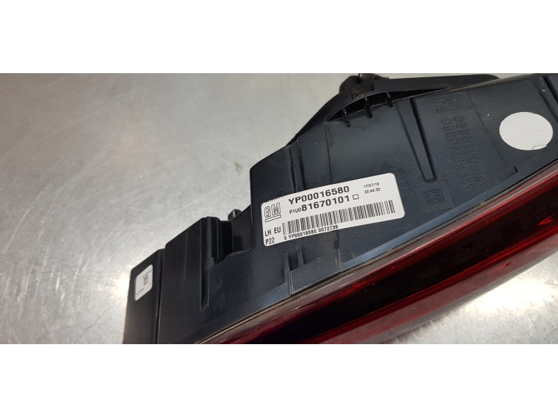 Recambio de piloto trasero izquierdo interior para opel grandland x excellence referencia OEM IAM 3647477 81670101 