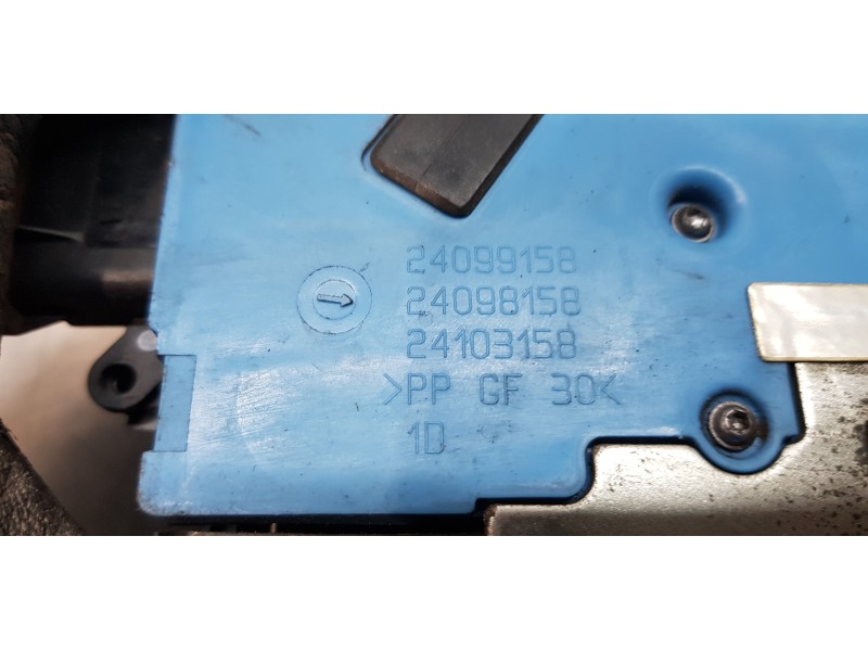 Recambio de cerradura puerta trasera derecha para peugeot 207 confort referencia OEM IAM 9138H9   Recambio de cerradura puerta trasera derecha para peugeot 207 confort referencia OEM IAM 9138H9