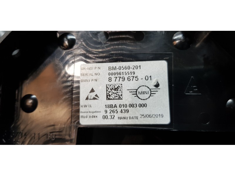Recambio de cuadro instrumentos para mini mini 5-trg. (f55) one referencia OEM IAM 62108779675  