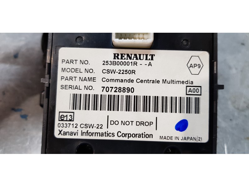 Recambio de sistema navegacion gps para renault laguna iii expression referencia OEM IAM 280340005R  