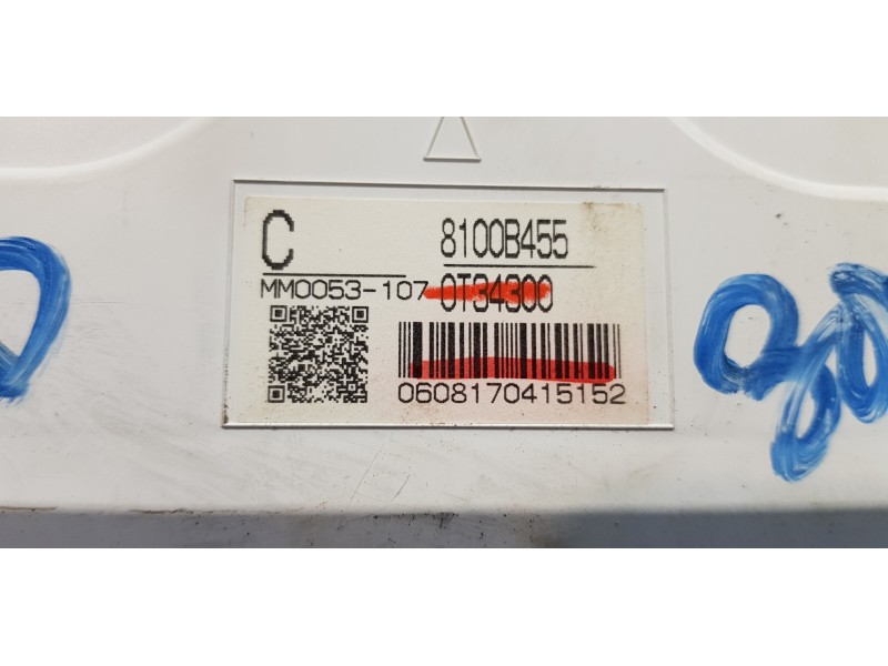 Recambio de cuadro instrumentos para mitsubishi asx (ga0w) challenge 2wd referencia OEM IAM 8100B455  
