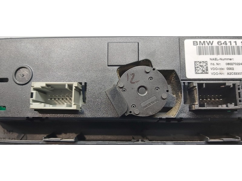Recambio de mando climatizador para bmw serie 1 berlina (e81/e87) 118d referencia OEM IAM 64119182287   Recambio de mando climatizador para bmw serie 1 berlina (e81/e87) 118d referencia OEM IAM 64119182287