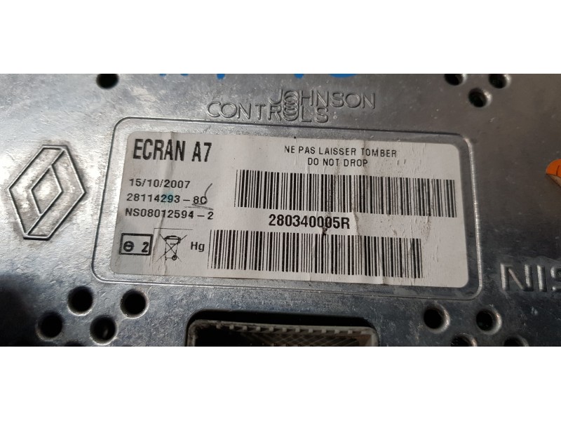 Recambio de sistema navegacion gps para renault laguna iii expression referencia OEM IAM 280340005R  