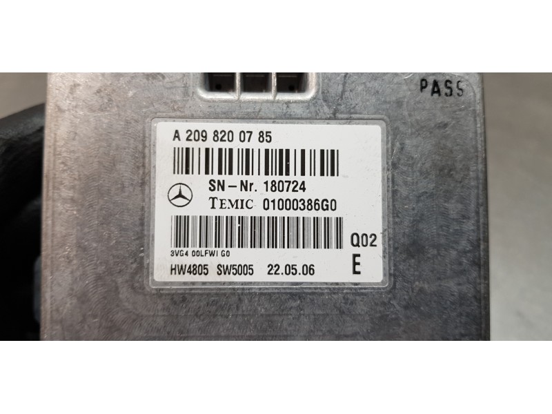 Recambio de modulo electronico para mercedes clase cls (w219) 350 cgi (219.357) referencia OEM IAM A2098200785  