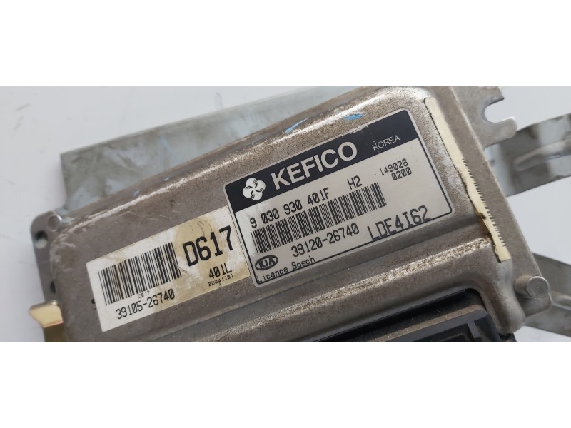 Recambio de centralita motor uce para kia cerato 1.6 lx familiar (5-ptas.) referencia OEM IAM 3912026740  