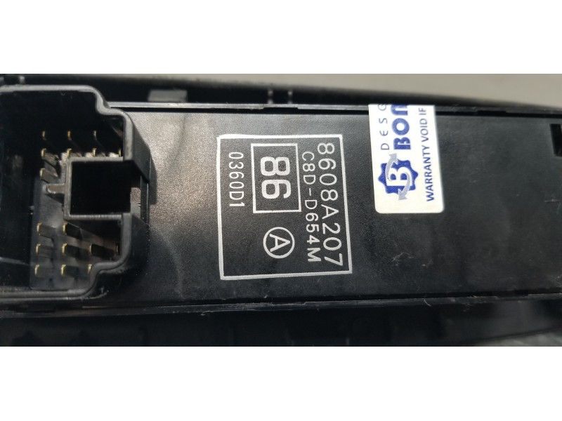 Recambio de mando elevalunas delantero izquierdo para mitsubishi asx (ga0w) challenge 2wd referencia OEM IAM 8608A207   Recambio de mando elevalunas delantero izquierdo para mitsubishi asx (ga0w) challenge 2wd referencia OEM IAM 8608A207