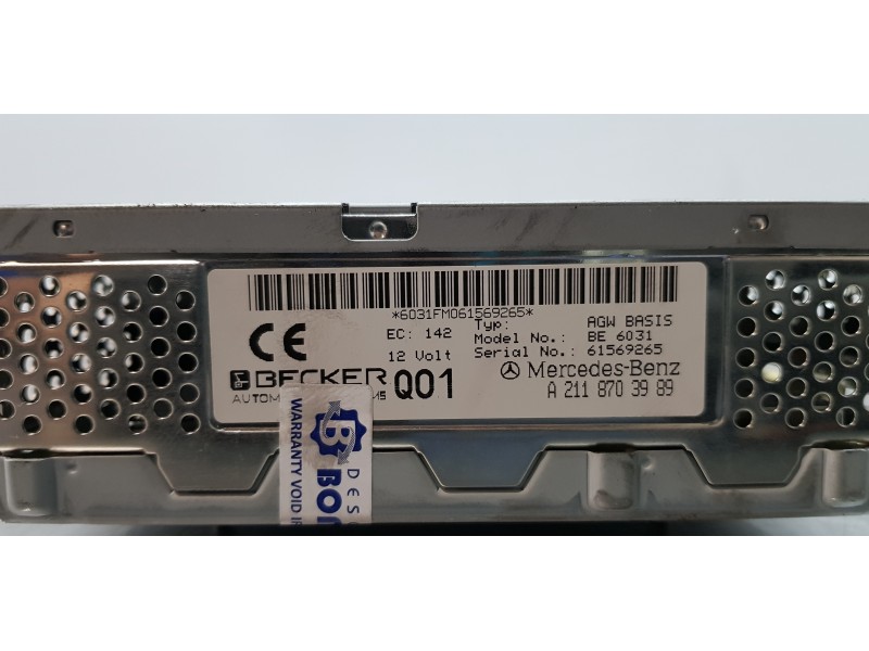 Recambio de amplificador de audio para mercedes clase cls (w219) 350 cgi (219.357) referencia OEM IAM A2118703989  