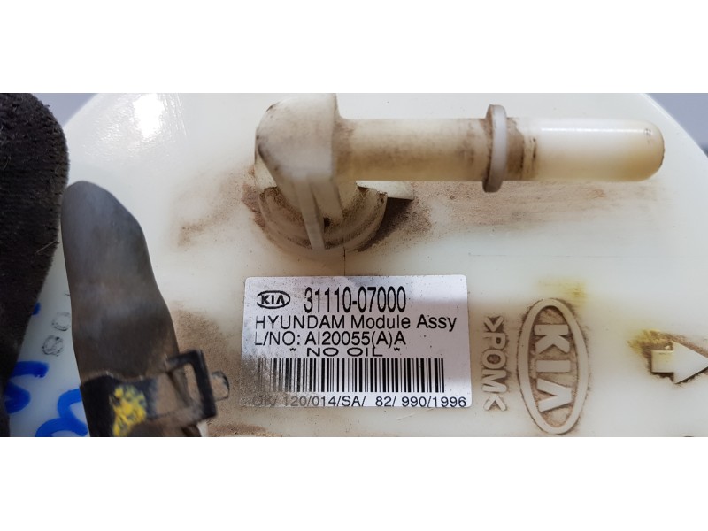 Recambio de aforador para kia picanto 1.1 ex referencia OEM IAM 3111007000  