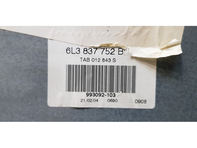 Recambio de elevalunas delantero derecho para seat ibiza (6l1) stella referencia OEM IAM 6L3837752BQ   Recambio de elevalunas delantero derecho para seat ibiza (6l1) stella referencia OEM IAM 6L3837752BQ
