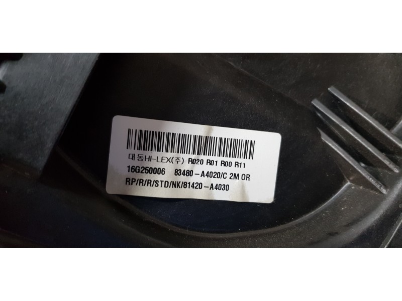 Recambio de elevalunas trasero derecho para kia carens ( ) concept referencia OEM IAM 83460A4000  