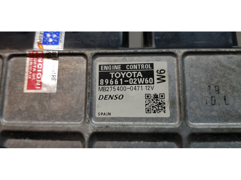 Recambio de centralita motor uce para toyota auris active referencia OEM IAM 8966102W60   Recambio de centralita motor uce para toyota auris active referencia OEM IAM 8966102W60