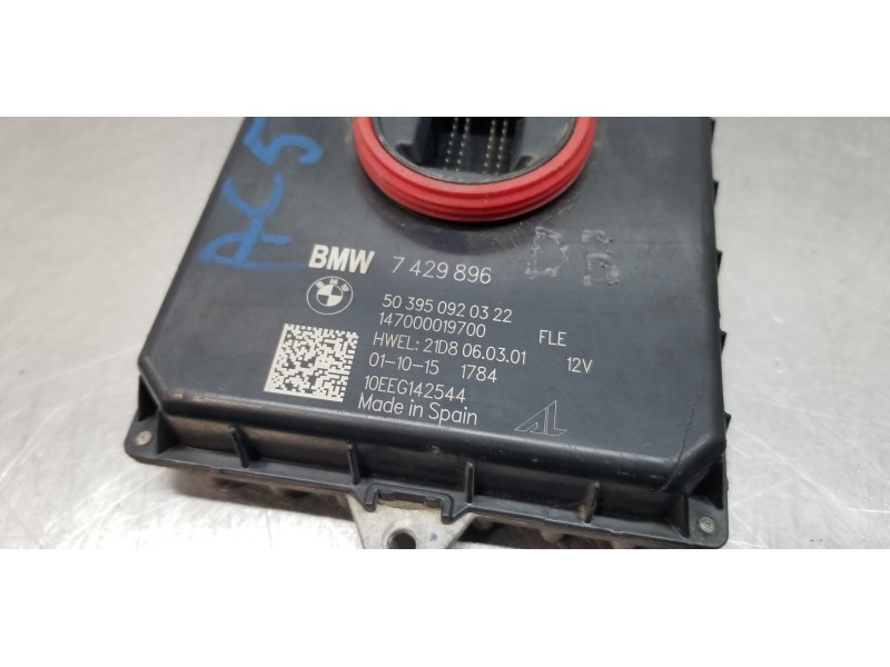 Recambio de centralita faros xenon para bmw serie x1 (f48) sdrive18d referencia OEM IAM 7429896  