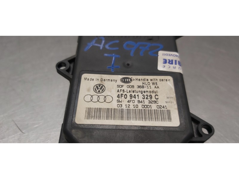 Recambio de centralita faros xenon para volkswagen golf plus (521) advance referencia OEM IAM 4F0941329C   Recambio de centralita faros xenon para volkswagen golf plus (521) advance referencia OEM IAM 4F0941329C