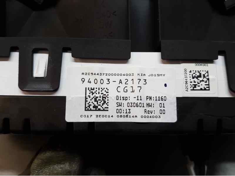 Recambio de cuadro instrumentos para kia cee´d fifa world cup edition referencia OEM IAM 94003A2173   Recambio de cuadro instrumentos para kia cee´d fifa world cup edition referencia OEM IAM 94003A2173
