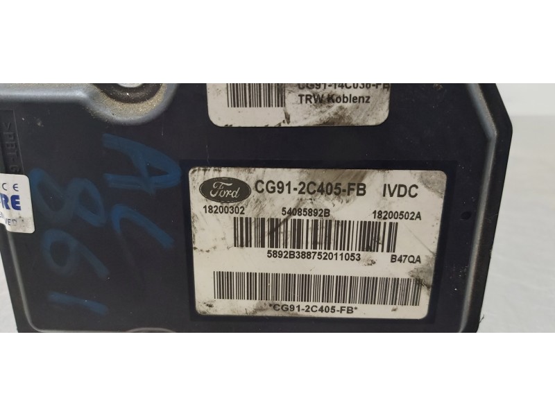 Recambio de abs para ford mondeo ber. (ca2) titanium (09.2010) referencia OEM IAM 1857639 CG912C405FB 